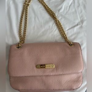 Michael Kors Blush Shoulder Bag with Gold Chain
